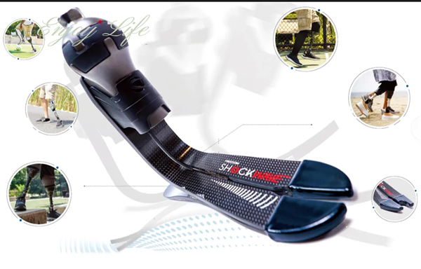 球形減震碳纖儲能假腳